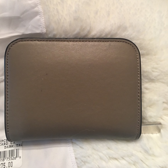 Michael Kors Luxury Collection Taupe Celeste Card Wallet - Picture 2 of 14
